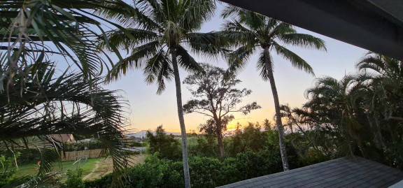 Sunset from our balcony