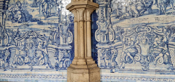 Beautiful Tiles Inside the Cathedral